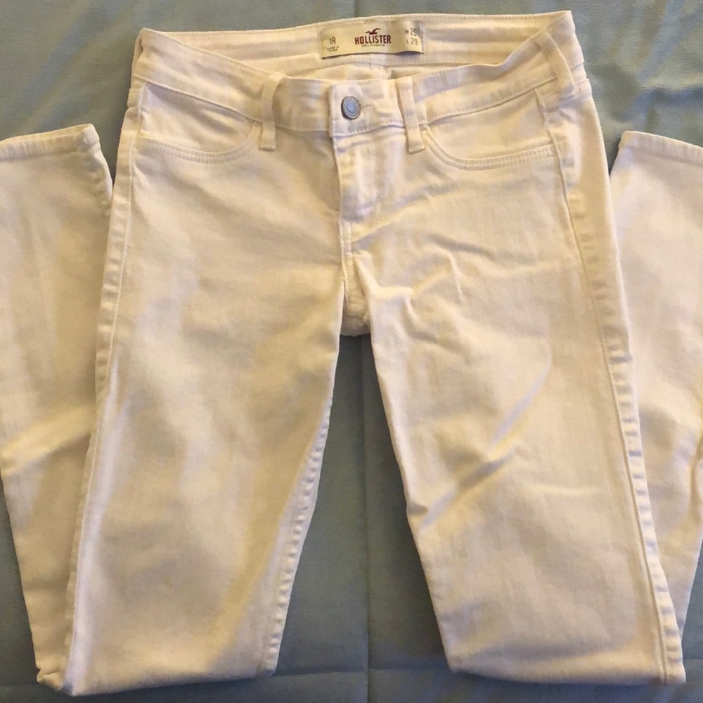 Hollister White Denim Jeans